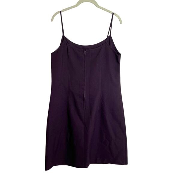 Vintage Jonathan Martin Slip Dress Size 13 Purple Cami Style Back Zip Short - Picture 3 of 5